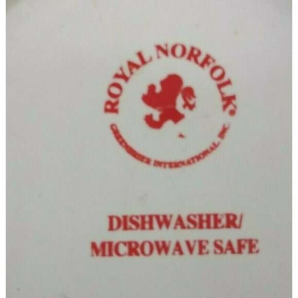 Royal Norfolk Merry Bright Christmas Ornament Christmas 4.5" Coffee Cup - Picture 7 of 7